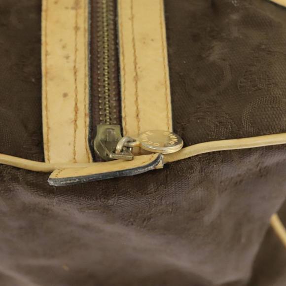 CELINE C saluki Hand Bag Canvas Brown Auth 99417 - Picture 10 of 16